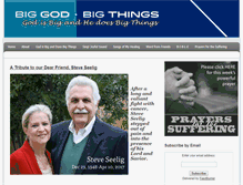 Tablet Screenshot of biggodbigthings.com
